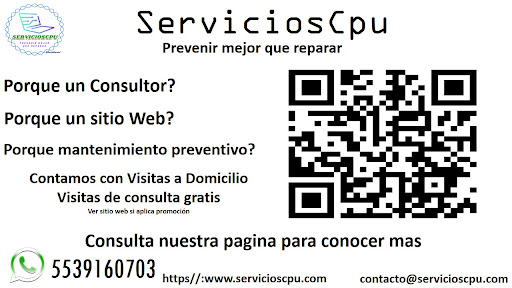 Reparación de Computadoras laptop Jardines de Morelos Ecatepec Servicioscpu