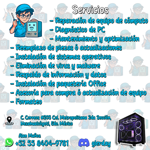 Reparación y Mantenimiento de Computadoras