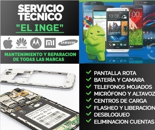 Mantenimiento y Reparación de Equipos de Computo y Celulares