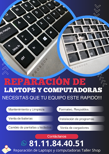 Reparacion de Laptops y Computadoras Taller Shop