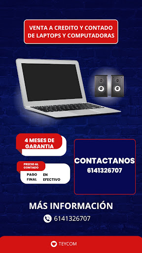 TEYCOM VENTA Y REPARACIÓN DE LAPTOP Y COMPUTADORAS, SMART TV Y CELULARES