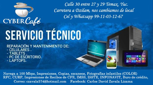 Cyber Cfé y Servicio Técnico